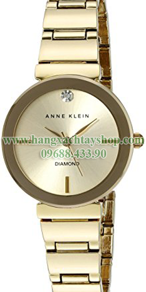 Anne-Klein-AK2434CHGB-Diamond-Accented-Gold-Tone-Bracelet-hangxachtayshop Anne-Klein-AK2434CHGB-Diamond-Accented-Gold-Tone-Bracelet-hangxachtayshop