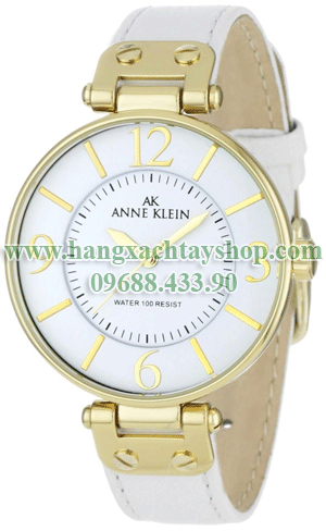 Anne-Klein-N--109168WTWT-Gold-Tone-Round-White-hangxachtayshop Anne-Klein-N--109168WTWT-Gold-Tone-Round-White-hangxachtayshop
