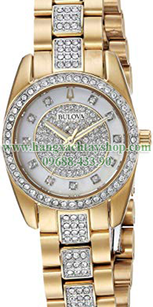 Bulova-98L241-'Swarovski-Crystal'-Quartz-Stainless-Steel-Casual-Watch-hangxachtayshop