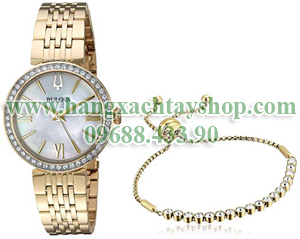 Bulova-98X122-Quartz-Stainless-Steel-Dress-hangxachtayshop Bulova-98X122-Quartz-Stainless-Steel-Dress-hangxachtayshop