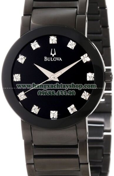 Bulova Nam 98D001 Diamond Accented Stainless Steel Bracelet Watch-hangxachtayshop Bulova Nam 98D001 Diamond Accented Stainless Steel Bracelet Watch-hangxachtayshop