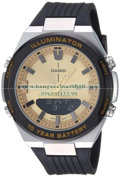 Casio AMW-860-9AVCF Illuminator Stainless Steel with Polyurethane Strap-hangxachtayshop Casio AMW-860-9AVCF Illuminator Stainless Steel with Polyurethane Strap-hangxachtayshop
