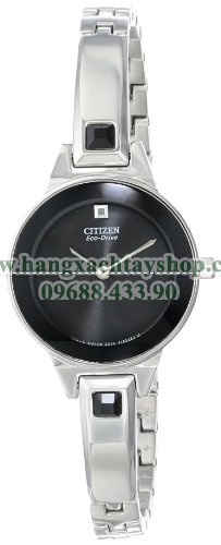Citizen Eco-Drive EX1320-54E Silhouette Bangle Watch-hangxachtayshop Citizen Eco-Drive EX1320-54E Silhouette Bangle Watch-hangxachtayshop