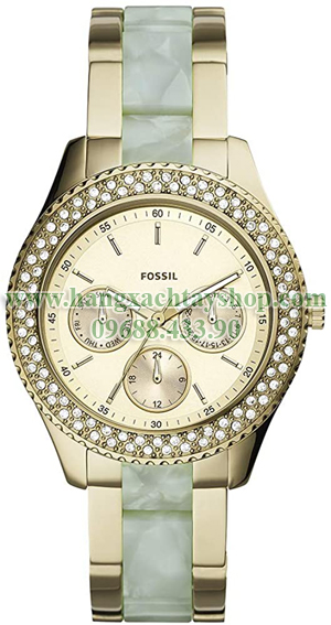 Fossil-ES4757-Stella-Multifunction-Two-Tone-Stainless-Steel-and-Acetate-Watch-hangxachtayshop Fossil-ES4757-Stella-Multifunction-Two-Tone-Stainless-Steel-and-Acetate-Watch-hangxachtayshop