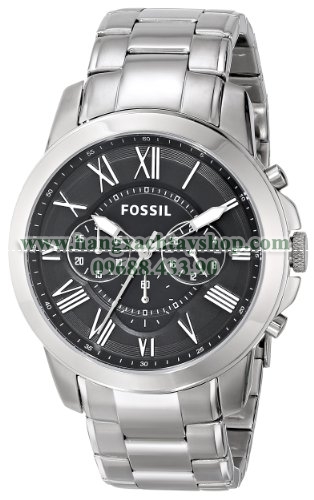 Fossil FS4736 Grant Stainless Steel Watch-hangxachtayshop Fossil FS4736 Grant Stainless Steel Watch-hangxachtayshop