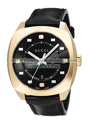 Gucci YA142310 Swiss Quartz Gold-Tone and Leather Dress-hangxachtayshop(1) Gucci YA142310 Swiss Quartz Gold-Tone and Leather Dress-hangxachtayshop(1)