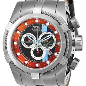 Invicta Reserve Stainless Steel Quartz Watch Leather-Synthetic-hangxachtayshop Invicta Reserve Stainless Steel Quartz Watch Leather-Synthetic-hangxachtayshop