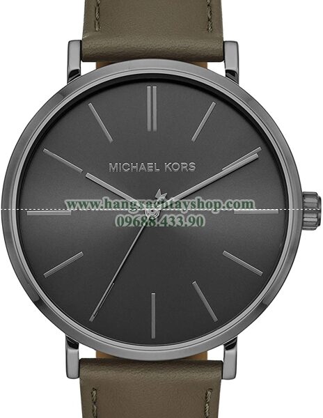 Michael Kors Men's Auden Three-Hand Gunmetal-Tone Alloy Watch MK7147-hangxachtayshop