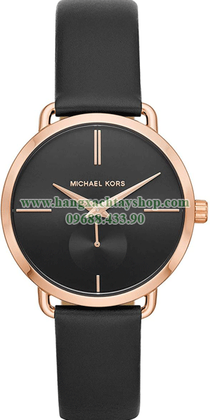 Michael-Kors-Stainless-Steel-Quartz-Watch-with-Leather-Calfskin-Strap-hangxachtayshop