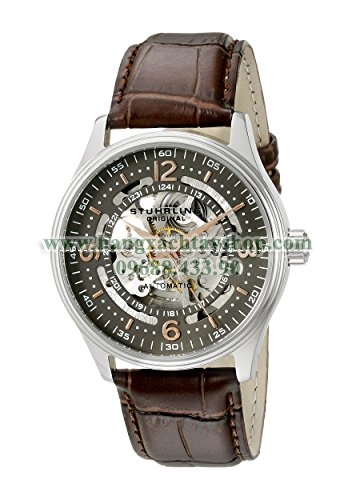 Stuhrling Original 730.02 Delphi Automatic Skeleton Dial Stainless Steel-hangxachtayshop Stuhrling Original 730.02 Delphi Automatic Skeleton Dial Stainless Steel-hangxachtayshop