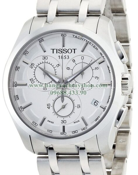 Tissot Nam TIST0356171103100 Couturier Silver Dial-hangxachtayshop