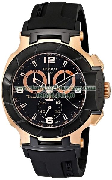 Tissot T0484172705706 Rose Gold-Tone with Black Band-hangxachtayshop Tissot T0484172705706 Rose Gold-Tone with Black Band-hangxachtayshop